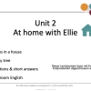Lernbaustein - Englisch 02 - At home with Ellie